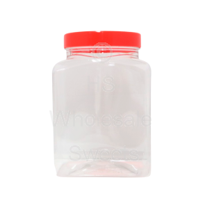 SMALL SQUARE JAR & LID 2.5L