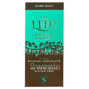 Lite Stevia Dark Mint Chocolate Bars 12x85g