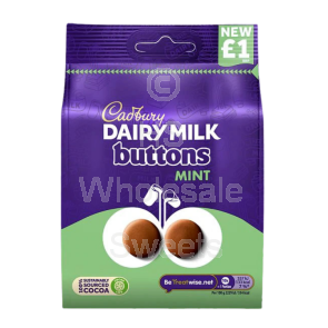Cadbury Dairy Milk Mint Buttons £1 PMP 10x95g