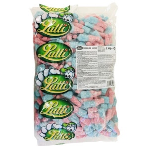 Lutti Large Fizzy Blue Bottles 3kg