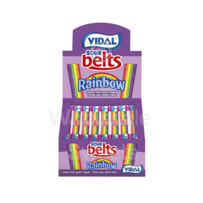 Vidal Wrapped Rainbow Belts 150 Count