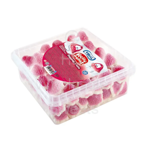 Vidal Jelly Filled Strawberries & Cream Tub 75 Count