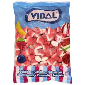 Vidal Strawberry Cream Kisses 1kg