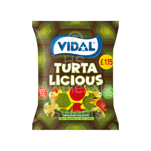 Vidal Jelly Fill Turtles PMP £1.15 10x140g