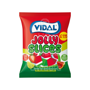 Vidal Watermelon Slices PMP £1.15 10x140g