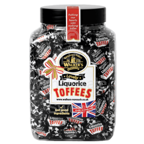 Walkers Nonsuch Liquorice Toffee Gift Jar 450g