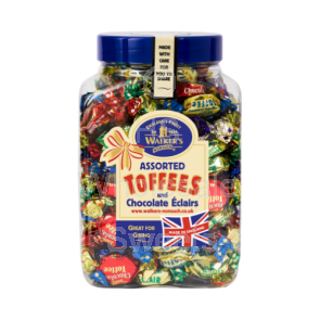 Walkers Nonsuch Assorted Toffees and Eclairs Jar 1.25kg