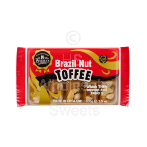 Walkers Tray Brazil Nut Toffee 10 x 100g