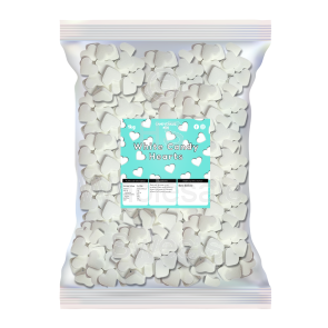 Candycrave White Candy Hearts 1kg