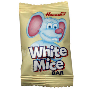 Hannah's White Mice Tub 80x16g