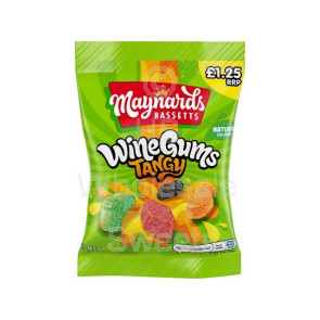 Maynards Tangy Wine Gums £1.25 PMP 12x165g