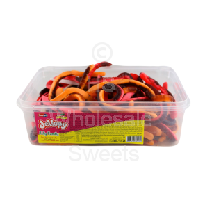 Jellopy Halal Yellow Bellies Snakes Tub 900g