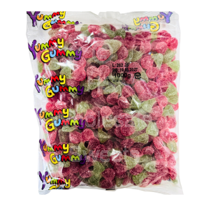 Yummy Gummy Fizzy Twin Cherries 1kg