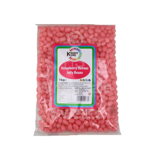 Kandy King Strawberry Single Colour Jelly Beans 1kg