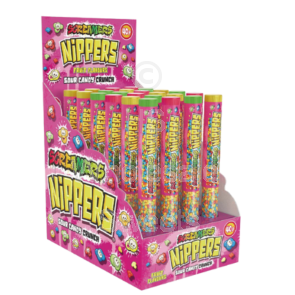 Zed Candy Screamers Mixed Fruit Flavour Nippers Tube 24x40p