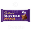 Cadbury Dairy Milk Orange 180g Bar