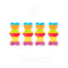 Dulceplus Fizzy Multicolour Bears 1kg