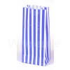 Blue & White Candy Stripe Bags 10 x 4 Inch 100 Count