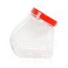 Impulse Slant Plastic Jar 2.5 ltr