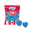 Vidal Shiny Blue Raspberry Hearts 1kg