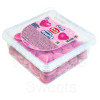 Vidal Shiny Red Hearts Tub 65 Count