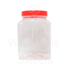 SMALL SQUARE JAR & LID 2.5L