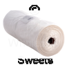 Clear Polythene Food Bags on Roll With Handle (250 COUNT)